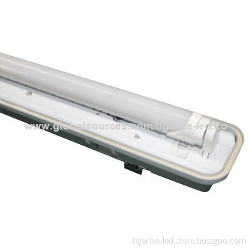 Battery backup T8 LED batten light with C-Tick, SAA, CE, RoHS approvals, 18W, IP65